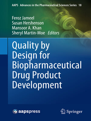 cover image of Quality by Design for Biopharmaceutical Drug Product Development